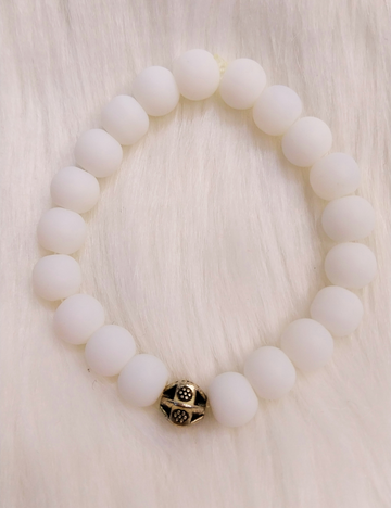 Frost White Armor Bracelet – Boys (9–14yrs)