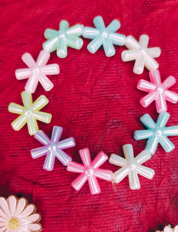 Pastel Bloom Flower Bracelet - Girls (4-8yrs)