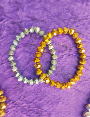 Golden & Silver (Combo) Sparkle Bracelet - Girls (4-8yrs)