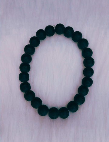 Matte Black Bracelet – Unisex (15+Yrs)