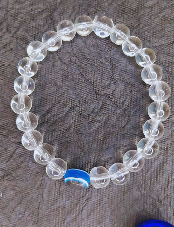 Transparent Evil Eye Bracelet – Unisex (15+Yrs)