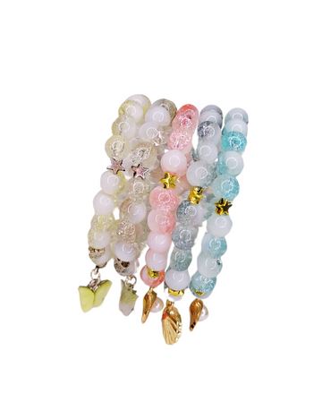 Ombre Crackle Bracelets