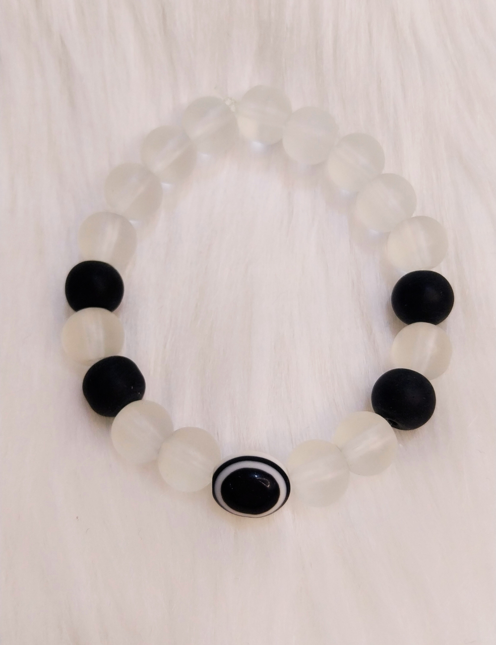 Mono Shield Evil Eye Bracelet – Boys (9–14yrs)