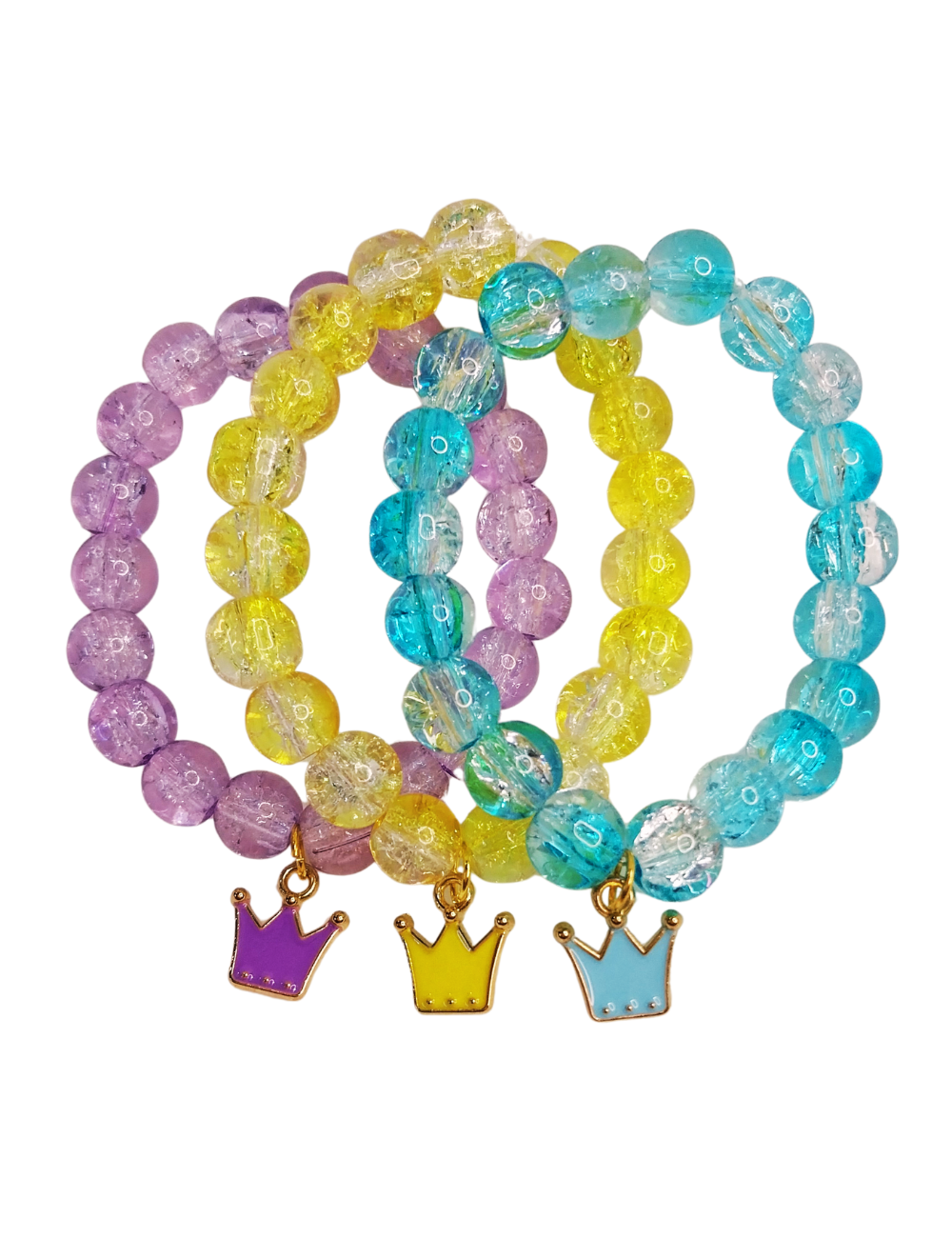 Princess Crown Charm Bracelet – Girls (4-8yrs)